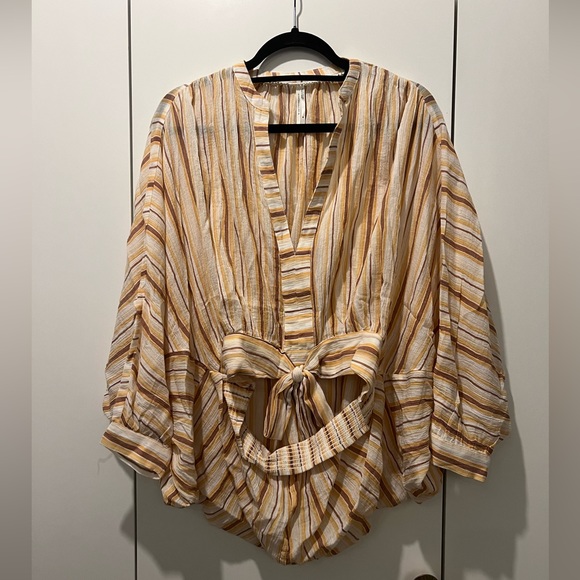 Anthropologie Batwing Striped Blouse - Picture 3 of 7